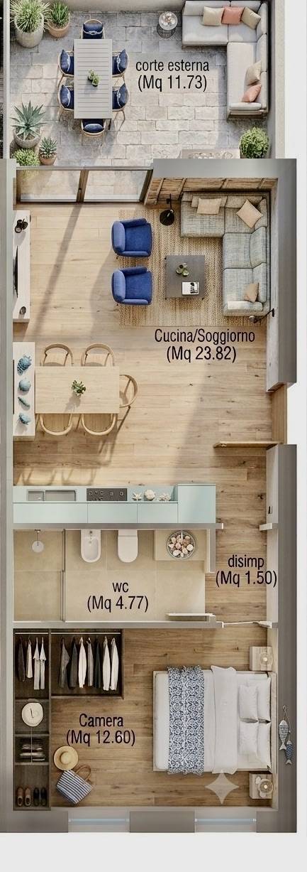 Gerenoveerd appartement met tuin in San Benedetto del Tronto - Foto 3