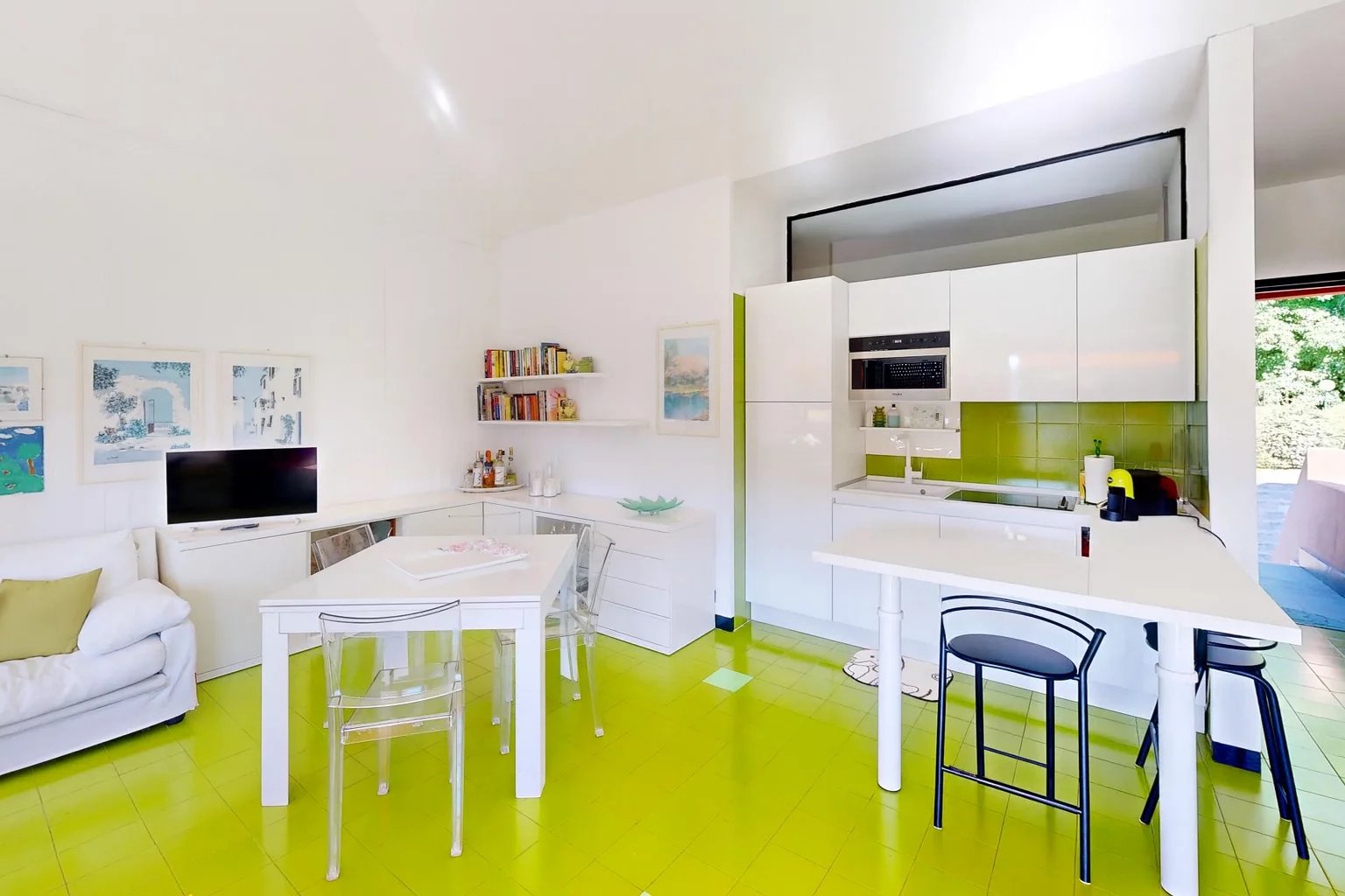 Appartement Licht appartement in Lesa met zwembaden en gemeenschappelijke tuin in Lesa — foto 4