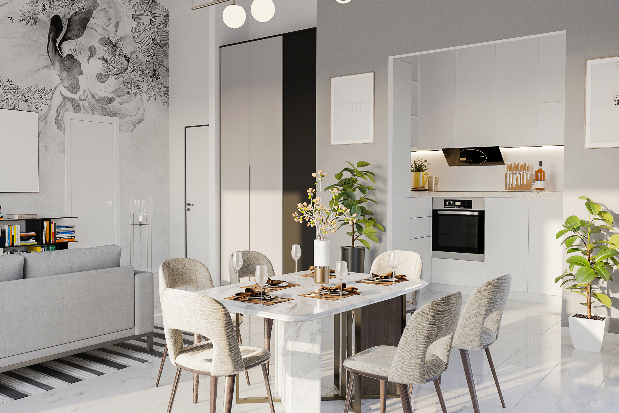 Appartement Voltooid Nieuwbouwproject in Bordighera, Ligurie in Bordighera — foto 6