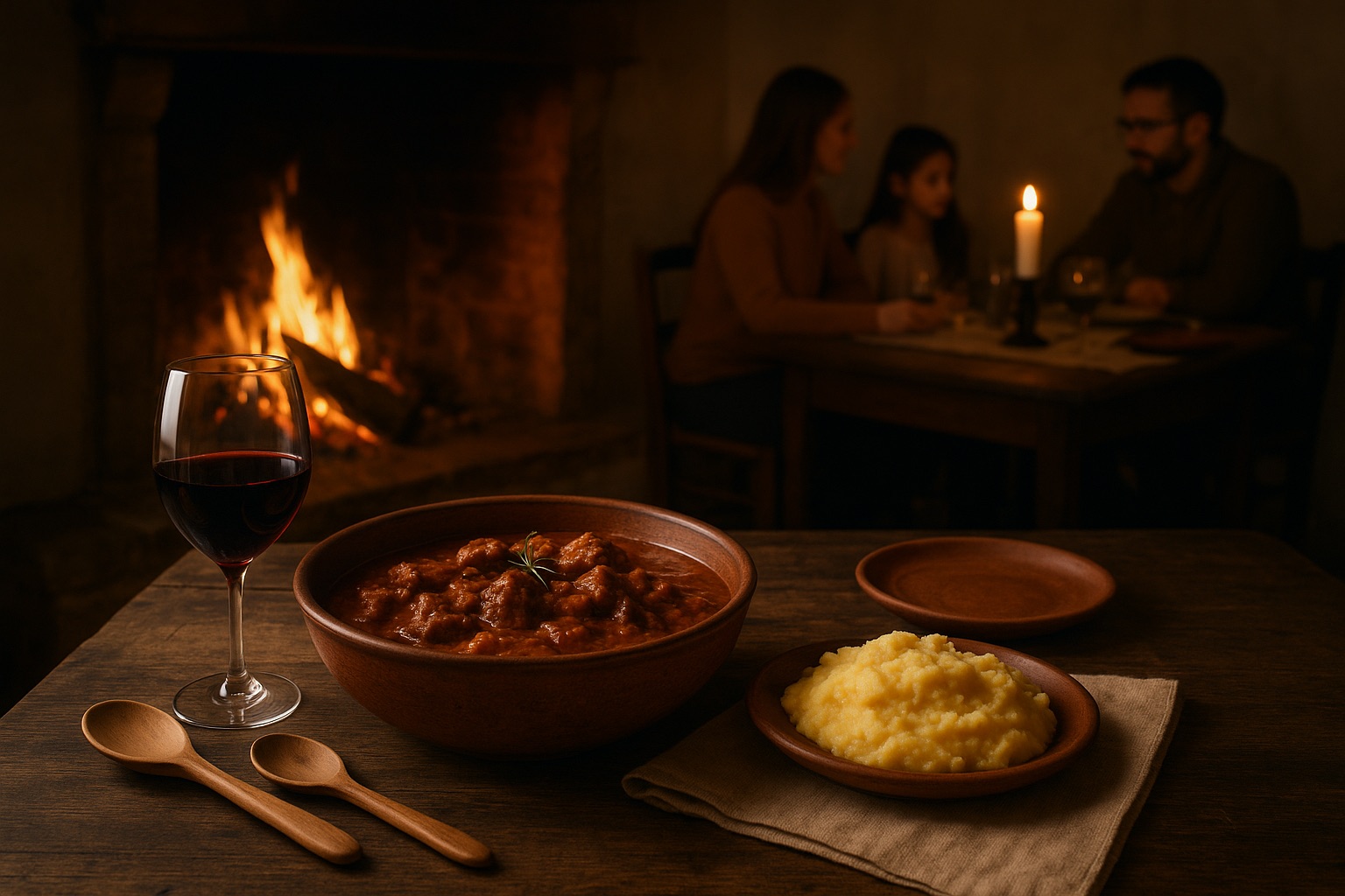 Streekgerecht uit Sassetta: gestoofd wildzwijn met polenta