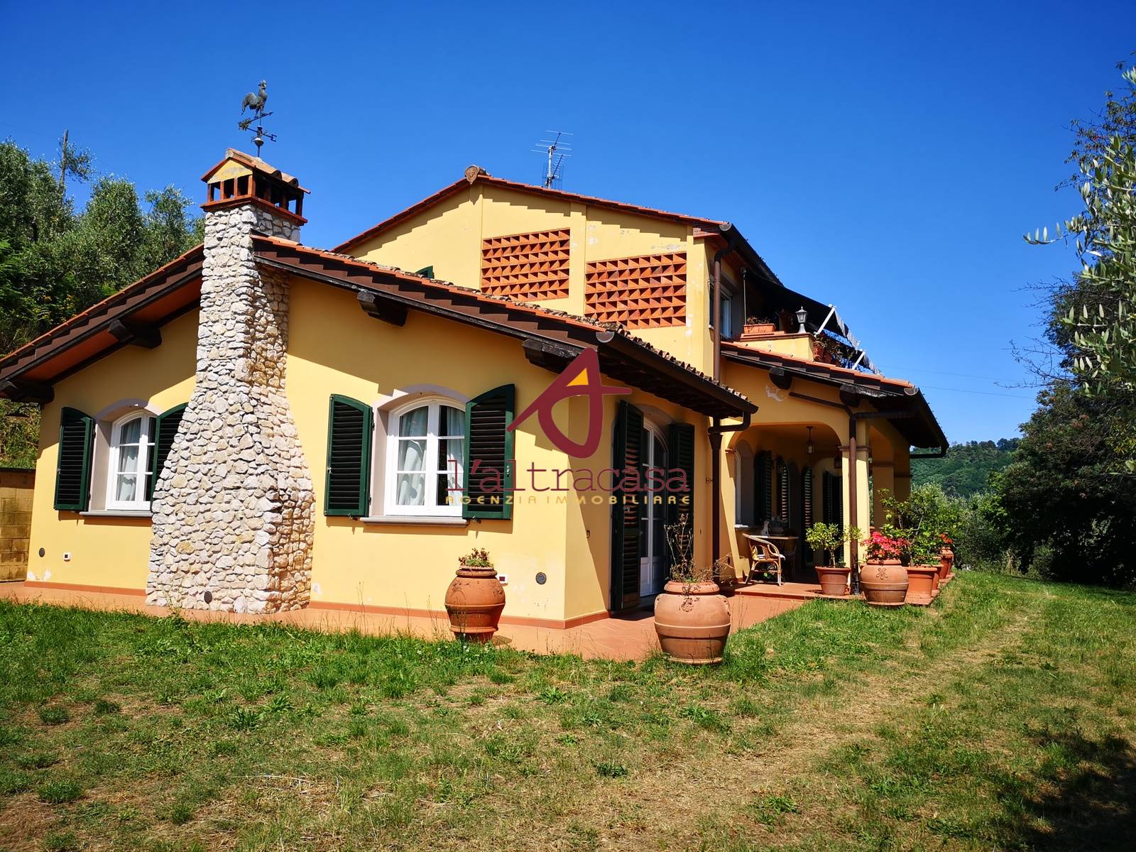 Villa in Massa e Cozzile met panoramisch uitzicht en olijfgaard - Foto 1