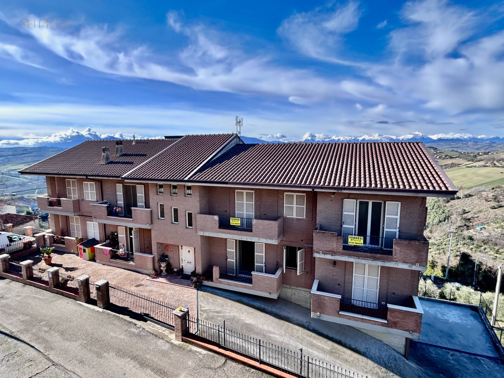 Panoramisch Appartement in Carassai