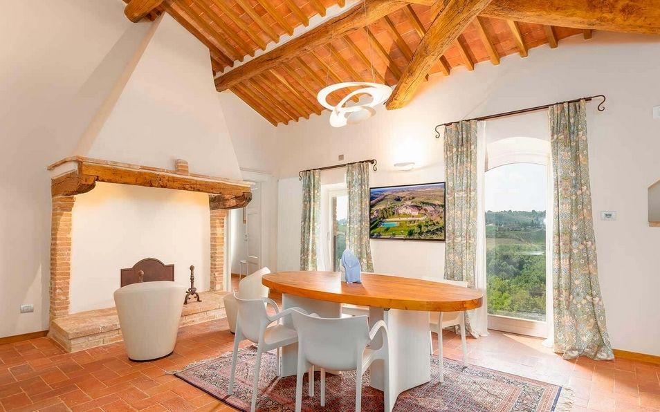 Appartement in gerenoveerde boerderij met zwembad bij San Gimignano - Foto 1