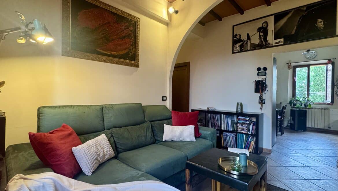 Appartement Prestigieuze boerderij met uitzicht op San Gimignano in Ampugnano (Sovicille)
