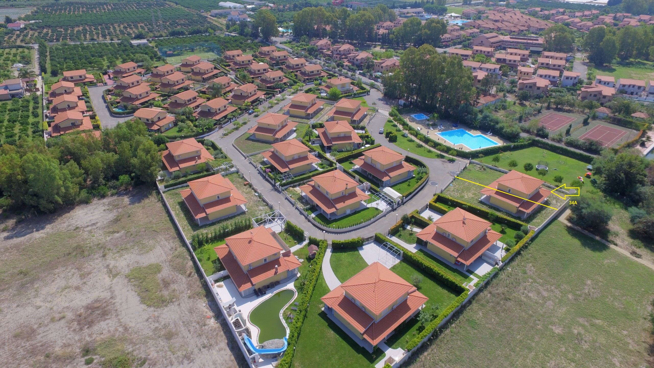 Villa / Landhuis Portoada Park 34A FASE 2 | 3 Slaapkamer Villa INSTAPKLAAR | Directe Toegang tot het Strand in Pizzo